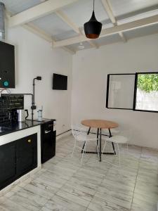 Kuchyň nebo kuchyňský kout v ubytování Casa Palihue por día