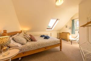 Ένα ή περισσότερα κρεβάτια σε δωμάτιο στο Certws-Y-Ffynnon