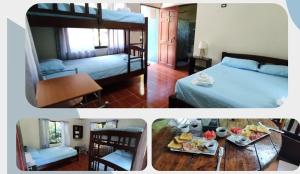 Postel nebo postele na pokoji v ubytování Finca Verde Lodge