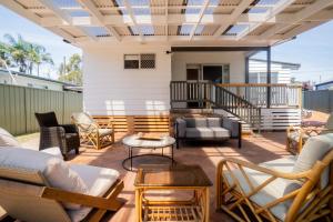 Χώρος καθιστικού στο Annie's Beach House