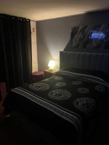 Ένα ή περισσότερα κρεβάτια σε δωμάτιο στο Hotel del valle 530 San Miguel