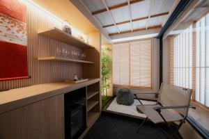 Kuchyň nebo kuchyňský kout v ubytování soyo-ka kyoto sanjo