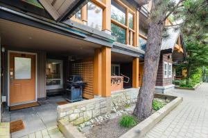 Bygningen som feriehuset ligger i