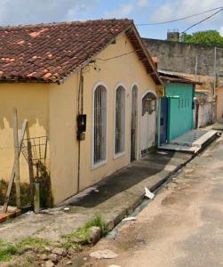 Bygningen som feriehuset ligger i