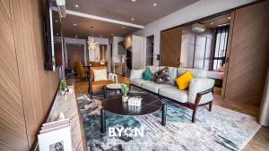 Χώρος καθιστικού στο Antara Premium Suites by Byon Genting Highlands