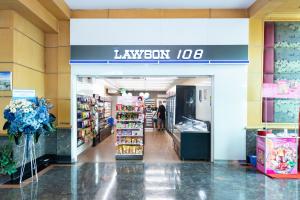 a store with a sign that reads layazon at Baiyoke Sky Hotel in Bangkok