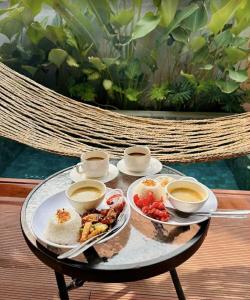 Jídlo v vily nebo okolí