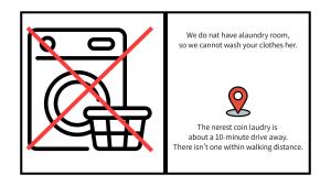 un cartel que dice no tenemos lavadero por lo que no podemos lavar sus platos en ALBERGO del otto, en Fujikawaguchiko 43 fotos más