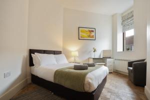 Ένα ή περισσότερα κρεβάτια σε δωμάτιο στο Central Hull Stay Self Check-In