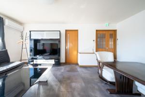 TV a/nebo společenská místnost v ubytování Liebe