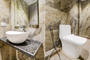 Koupelna v ubytování Super Townhouse Bairhana Road Prayagraj