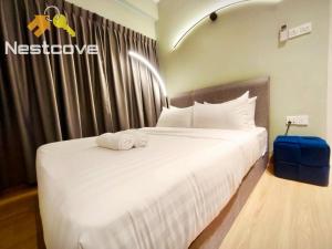 Voodi või voodid majutusasutuse Kampung Villa - Hidden Gem In Klebang By Nestcove toas