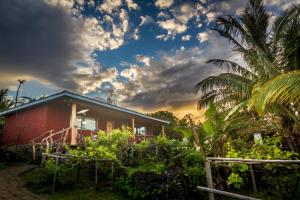 Zahrada ubytování Pikera Uri Eco Lodge