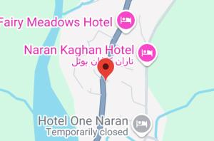 Un mapa del hotel Niagara Karachiachi en Hotel Emerlad Crown, en Dargai