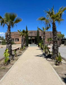 Κήπος έξω από το Mobil-Home, camping LES DUNES 5 étoiles, 6 personnes