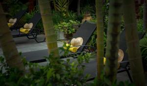 Κήπος έξω από το Green Morodoc Garden Hotel