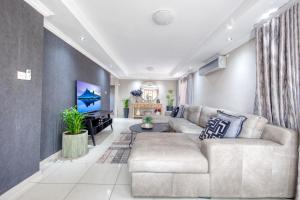 Χώρος καθιστικού στο White Rose Villa