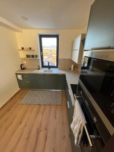 Una cocina o cocineta en Aurum Apartmány