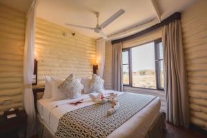 Postel nebo postele na pokoji v ubytování Salt Lick Safari Lodge