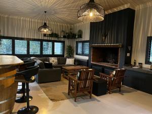 Posezení v ubytování Hartebeeskraal House