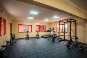 Fitness centrum a/nebo fitness zařízení v ubytování RUN'IX ATHLETIC CENTER