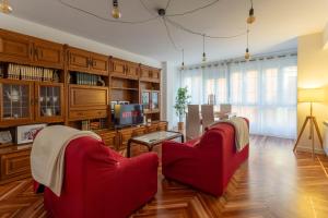 TV a/nebo společenská místnost v ubytování casa cervantes