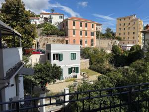a view from the balcony of a house at PALAZZO RICARDI Chambres d'hotes in Imperia
