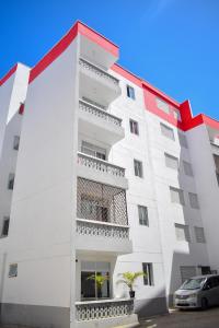 Το κτήριο όπου στεγάζεται  το διαμέρισμα