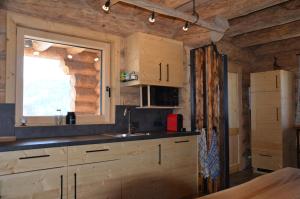 Η κουζίνα ή μικρή κουζίνα στο Ferner Alm