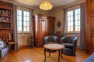 Χώρος καθιστικού στο À L'ancienne Boulangerie - Chambres