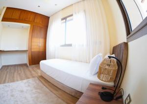 a bedroom with a white bed and a window at Villa with Private Pool in Marrakech - Dar Mazar in Oubadine +80 photos