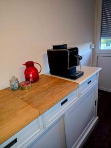 Kuchyň nebo kuchyňský kout v ubytování Cologne Düsseldorf Perfekte Unterkunft für die Messen