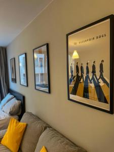 Χώρος καθιστικού στο Loft Tarantino au cœur de Bruxelles