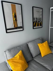 Χώρος καθιστικού στο Loft Tarantino au cœur de Bruxelles