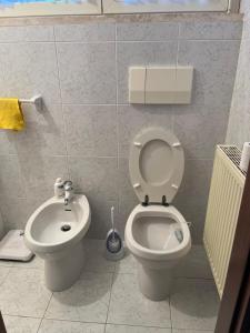 Koupelna v ubytování Le Prata