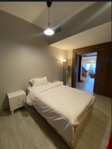 Postel nebo postele na pokoji v ubytování فيلا ساحل القمر-درة العروس