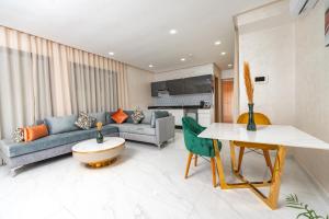 Posezení v ubytování Maarif elite Suites