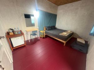 Χώρος καθιστικού στο COOL CAMPING-blue room for 2 persons