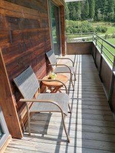 Μπαλκόνι ή βεράντα στο Apartment Zirbe - DeLuxe