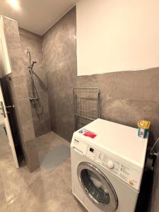 Koupelna v ubytování Heide-deluxe