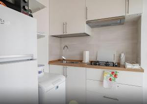 Η κουζίνα ή μικρή κουζίνα στο Platinum - Il Centro Luxury Suites +10 φωτογραφίες