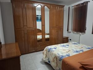 Ένα ή περισσότερα κρεβάτια σε δωμάτιο στο La casa sul fiume Bertilla