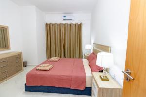 Postel nebo postele na pokoji v ubytování New building - 1 min away from the main road + 5 fotografií