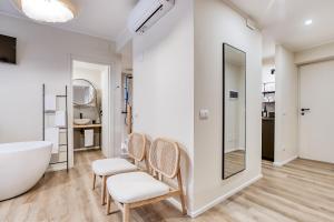 Η κουζίνα ή μικρή κουζίνα στο Wellness Suites