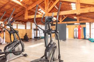 Fitnesscentret og/eller fitnessfaciliteterne på Mobil home G107 Camping les VIGNES Lit-et-Mixe