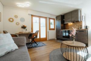 Kuchyň nebo kuchyňský kout v ubytování Apartment Kleines Daheim