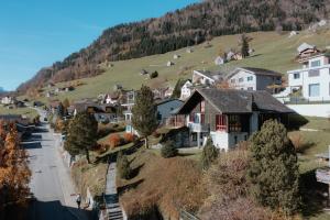 Nespecifikovaný výhled na hory nebo výhled na hory při pohledu z apartmánu