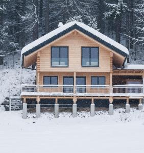 Το Bockleit'n Haus τον χειμώνα