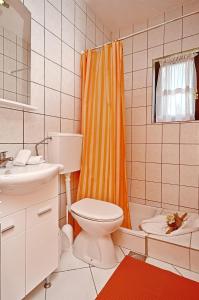 Et badeværelse på Apartment Tonkica