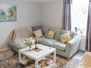 Posezení v ubytování Dune-Cottage